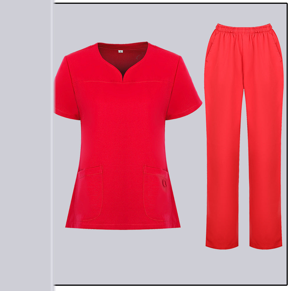Stretch Professional Uniform Overalls Set – Workwear Apparel for Clinical & Staff Use