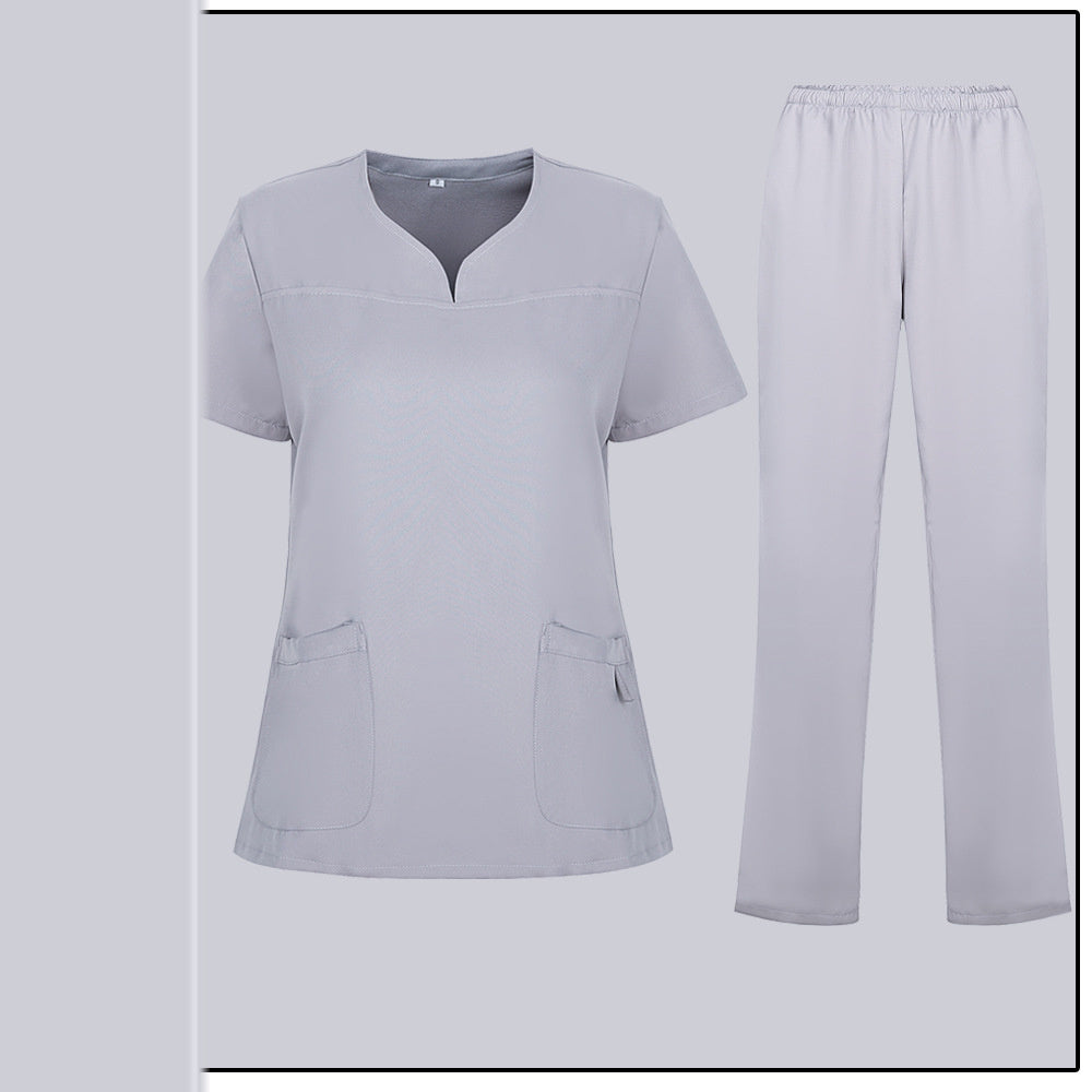 Stretch Professional Uniform Overalls Set – Workwear Apparel for Clinical & Staff Use