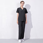 Female Doctor's Thin Work Clothes Short Sleeve Hand Washing Suit