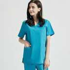 Women's Korean Style Summer Cotton Gauze Surgical Gown