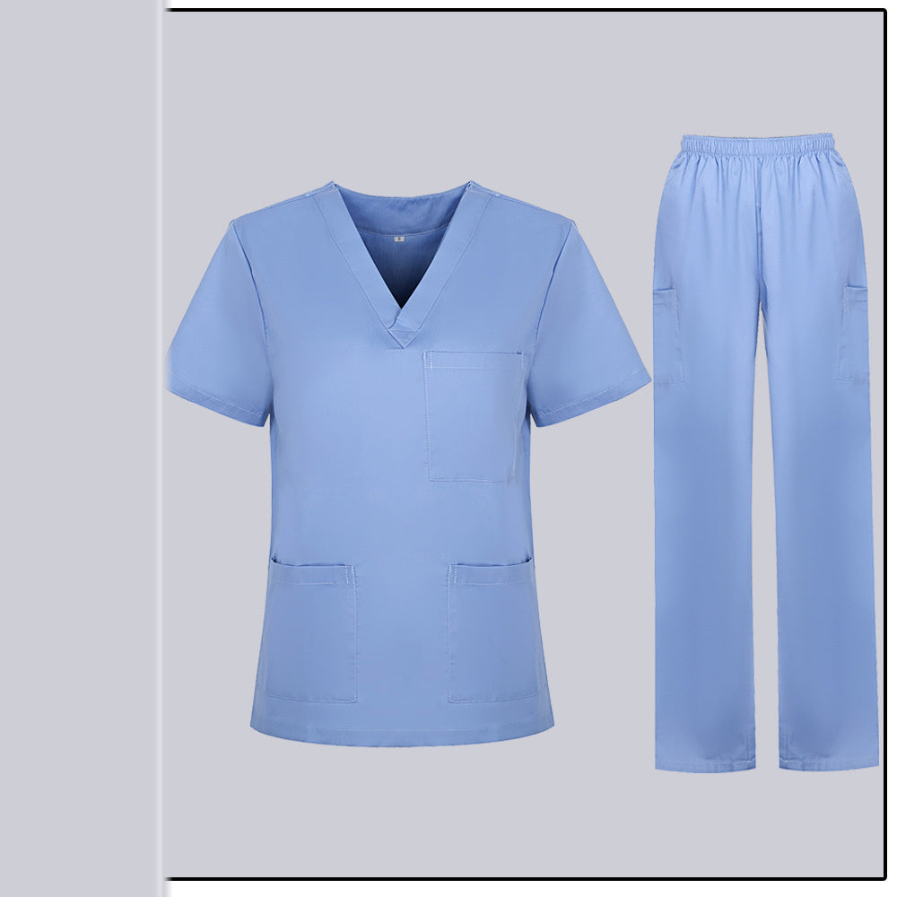 Stretch Professional Uniform Overalls Set – Workwear Apparel for Clinical & Staff Use