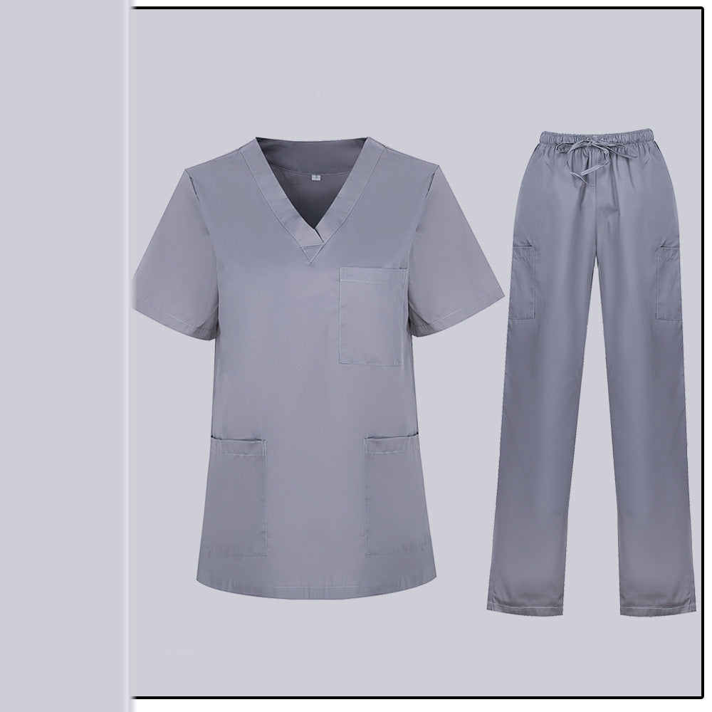Stretch Professional Uniform Overalls Set – Workwear Apparel for Clinical & Staff Use